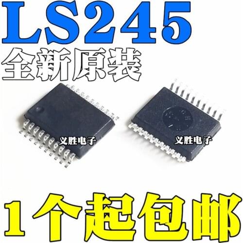 New and original SN74LS245DBR SN74LS245DB LS245 SSOP20 Feet thick body, logical drive transceiver IC，New IC chip