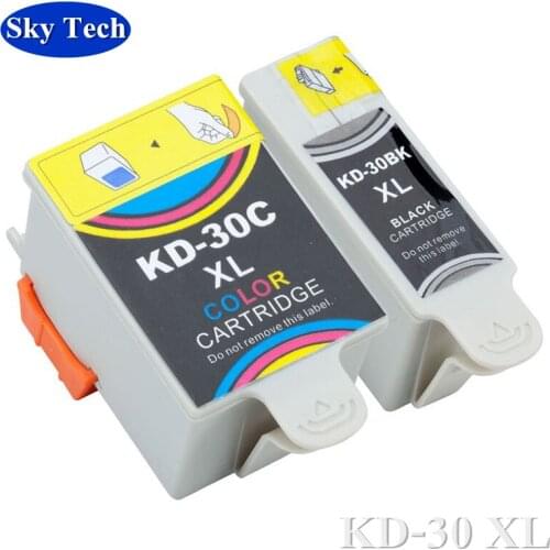 One Set Compatible cartridge For KD30XL KD-30XL , For Kodak ESP C110 / 310 / 315 Kodak Office 2150 / 2170 Kodak HERO 3.1/5.1