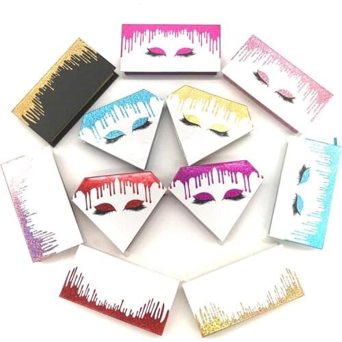 Wholesale eyelashes package eyelash packaging box lash boxes packaging custom logo faux cils mink lashes magnetic cases vendors