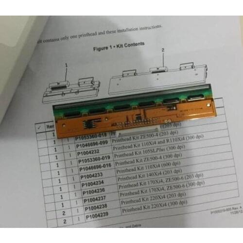 PrintHead 203 DPI PrintHead ZT230 new original zt210 Print head No bracket
