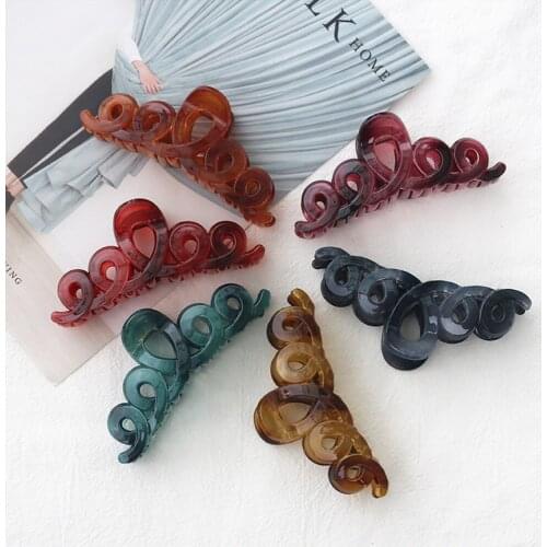 Multicolor Claw Clip Women Hair Clips Elegant Clouds Hair Barrettes Translucent Hair Clip For Girls Hair Accessories