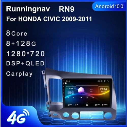 Runningnav For HONDA CIVIC 2009-2011 Android Car Radio Multimedia Video Player Navigation GPS