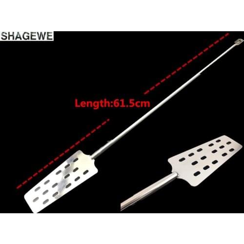 24.2" 61cm Length Stainless Steel Mash Paddle Tun Mixing Stirrer Paddle Mash 15 hole paddle Homebrew Beer Making