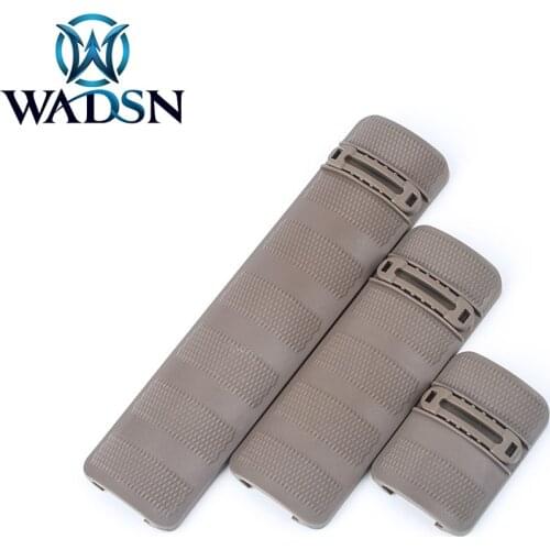 WADSN 5sets/lot Airsoft Tactical AR-15 M15 Battle Rail Cover Nylon Plastic fit 20mm Picatinny Rail Hunting Rifle Rail Panel