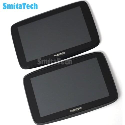 LCD screen with Touch Screen Digitizer and Frame Panel for TomTom GO 5200 TOMTOM GO5200 GPS Bicycle Speed Meter repair replaceme