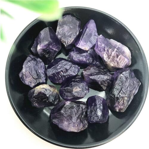 100g 20-50mm Natural Amethyst Crystal Rough Raw Original Stone Rock Specimen Minerals Natural Stones and Minerals