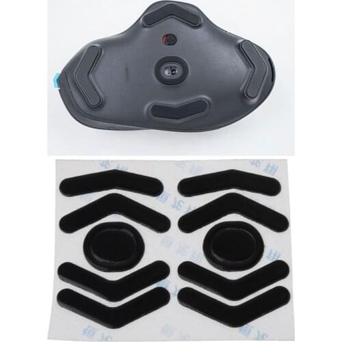 2 Sets 0.6mm Mouse Feet Mouse Skates Mouse Stickers Pad Black for logitech G604 Mouse C26