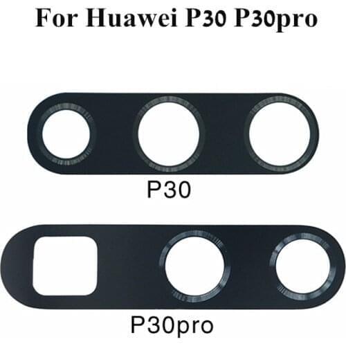 2pcs Original Camera Glass Lens Cover For Huawei P30 P30pro Rear Back Camera Outside Glass Lens lenses With Stickers