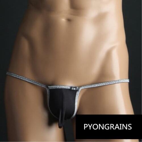 2016 Men Underwear Thongs Sexy Mens Underwear Thongs Nylon Underpants Gay Penis Pouch Wonderjock High Quality TM Mens Underwear