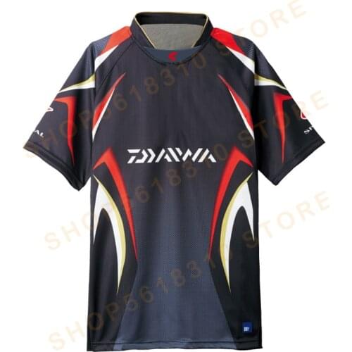 2020 DAWA Large Size Fishing Shirt Quick Dry Cycling Hiking Jersey Summer Fishing Clothing Sunscreen Short sleeve Fishing Jersey