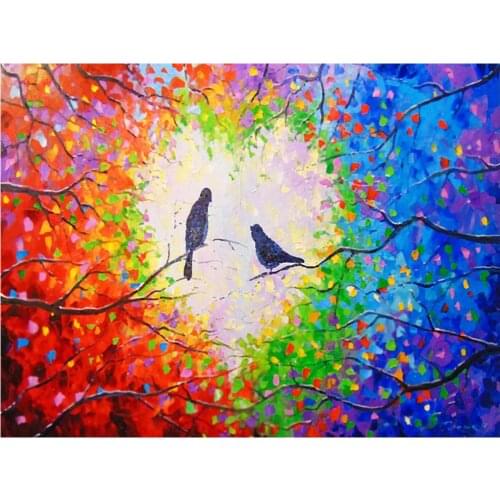 5D diamond painting Color landscape DIY All round diamond embroidery kit mosaic home decoration ornaments