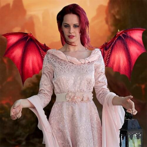 6 Models DIY Non Woven Fabrics Dragon Wings Cosplay Halloween Party Masquerade Decoration Game Adult Stage Props Grand Event