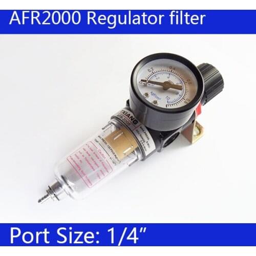 AFR2000 Air Pressure Regulator Water Separator Trap Filter Airbrush Compressor water trap, water oil separator
