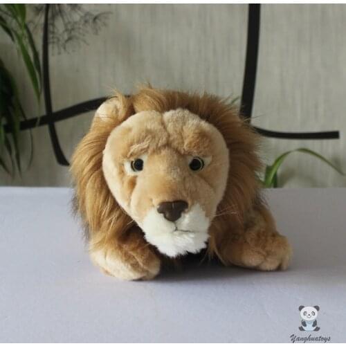 Big toy plush African Lion pillow soft large dolls present childrens birthday gifts high quality toys store
