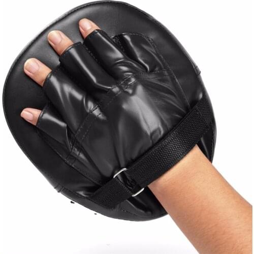 Black Red Boxing Gloves Pads for Muay Thai Kick Boxing MMA Training PU foam boxer target Pad new