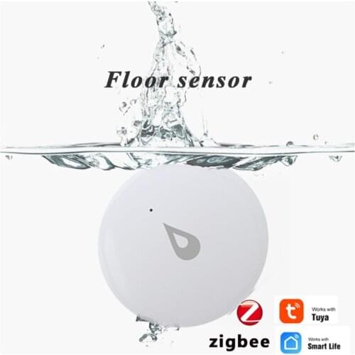 Tuya ZigBee Water Leak Detector Flood Sensor Smart Home Full Linkage Alarm Smart Life APP Remote Monitoring Work With Tuya Hub