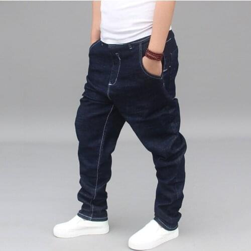 Jeans Men 2019 New Mens Loose Jeans Trendy Feet Harem Pants Mens Denim Pants Biking Jeans More Sizes 29-40