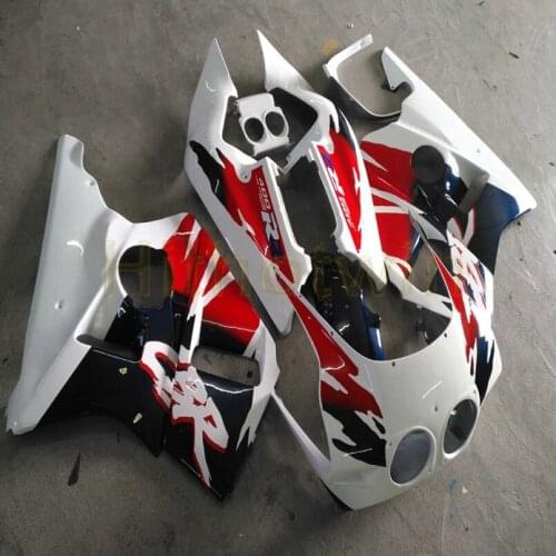 Custom-made motorcycle Fairing for CBR400RR 1988 1989 NC23 CBR 400 RRbody kit+Screws+red black white