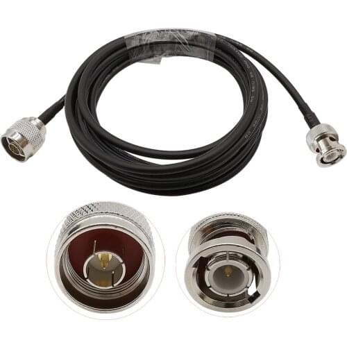 RG58 BNC Male to N Male Plug Connector RF Coaxial Cable 50 Ohm RG58 Extension Pigtail Cable For Radio WiFi Antennas Wireless LAN