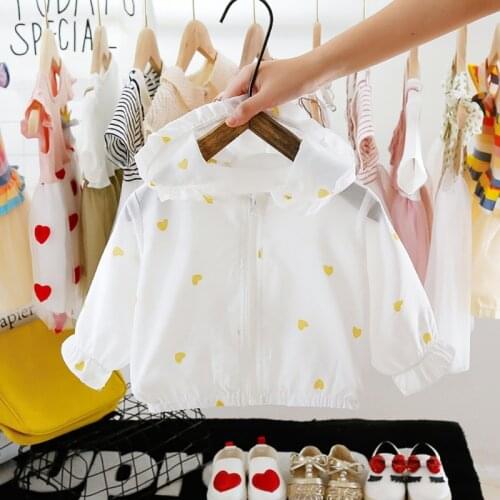 Summer Thin Section Breathable Infant Baby Sunscreen Clothing Childrens Summer Sunscreen Jacket