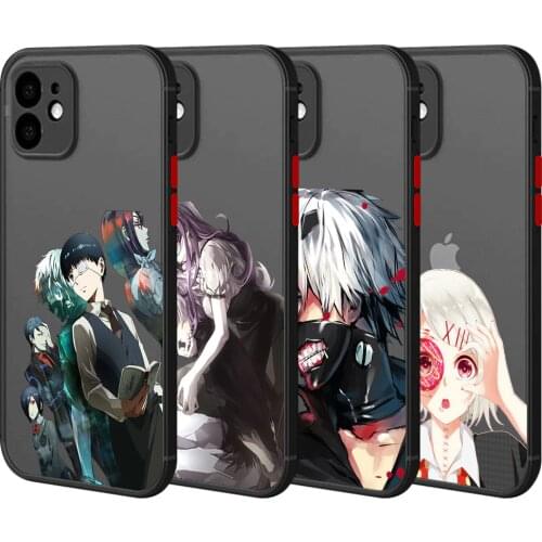 Tokyo Ghoul Anime Matte Phone Case For Apple iPhone 11 12 Pro Max XR 8 7 Plus SE 2020 X XS 6 6S Hard Transparent Back Cover Fall