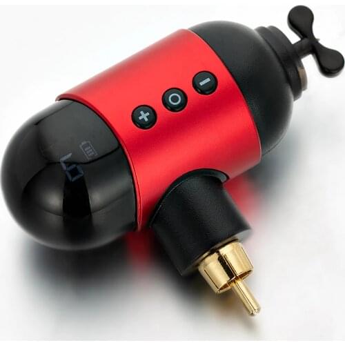 Mini Tattoo Wireless Power Supply Battery 1650mAh RCA Connector For Rotary Tattoo Motor Machine Pen Free Shipping