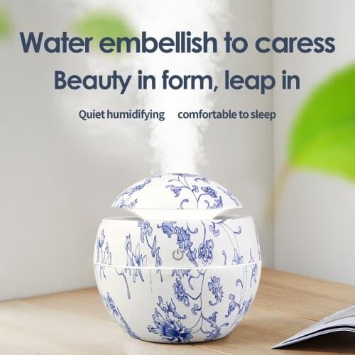 Changeable Aroma Essential Oil Diffuser Mini USB Air Humidifier Portable Ultrasonic Mist Humidifier Air Purifier LED Night Light