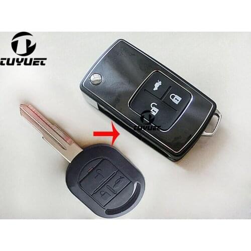 MODIFIED FOLDING FLIP REMOTE KEY SHELL FOR BUICK OLD EXCELLE CAR KEY CASE BLANKS