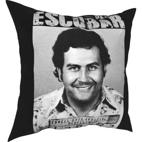 Pablo Escobar Weed Mafia Scareface Luciano Capon Pillowcase Home Decorative Cushion Cover Throw Pillow for Car Polyester