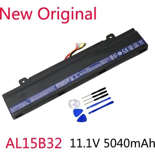 New Original AL15B32 Laptop Battery For ACER Aspire V15 DG2 V5-591G V5-591 Series T5000-73CF T5000-50HZ N15Q12 11.1V 5040mAh