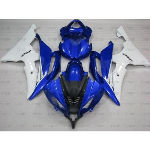 For YAMAHA YZFR6 2008 - 2015 Fairing Kits YZFR6 2008 Abs Fairing YZFR6 14 15 Blue White Motorcycle Fairing