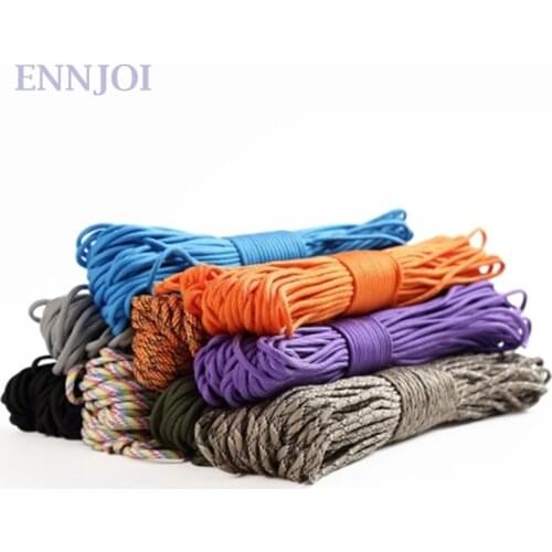 Paracord Rope Type 9 Core 100FT Paracord Parachute Cord Rope Survival Kit Multifunctional Paracord