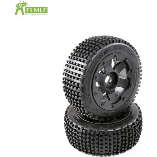 Front or Rear Wheel Tyre Off-road Small Nail Tire Assembly Set for 1/5 HPI ROFUN BAHA ROVAN KM BAJA 5B Rc Car Toys Games Parts