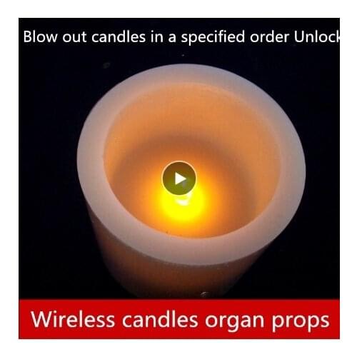 Real life games escape room props Wireless candle organ unlock props takagism game Finished product props