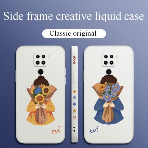 Silicone Soft Shell Phone Case For Xiaomi Redmi Note 10 10S 9T 9 8 7 Pro MAX Redmi 9 9A K40 K40pro K30 K20 Silicone Cover