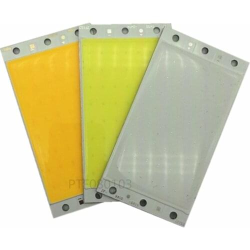 94x50mm 15W COB LED lamp light module DC 12V 1600lm ultra bright white warm white blue LED chip matrix LED bulb