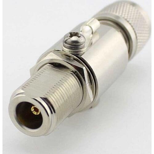 Omni fiberglass antenna coaxial lightning protection arrestor N type male to N female
