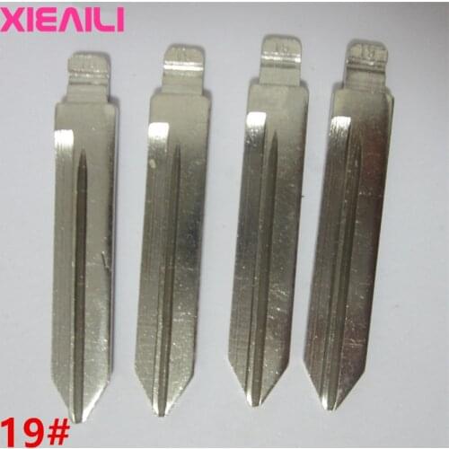 XIEAILI 20Pcs/lot 19# Metal Blank Uncut Flip KD Remote Key Blade For Ford Mercury S184