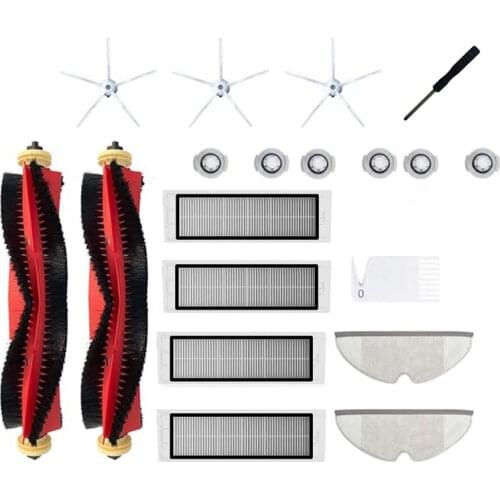 For XiaoMi Roborock S6 S60 S65 S5 MAX T6 Accessories Vacuum Cleaner Parts Main Brush Washable HEPA Filter Side Brush