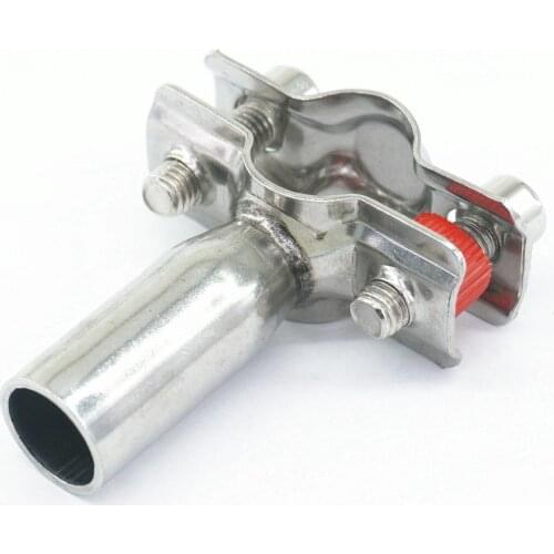 15-19mm 304 Stainless Steel Sanitary Pipe Clamp Clips Support Tube bracket