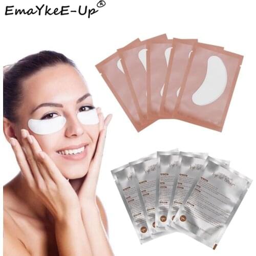 100pair Lash Eyelash Extension Paper Patches Eyelash Extension Patches Eyelash Extension Pads Cosmetic Tools