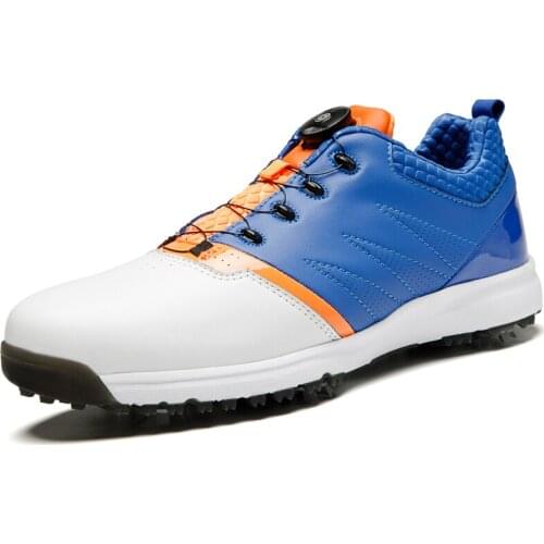 2020 Breathable Training Golf Shoes for Men Active Nail Outdoor Grass Anti Slip Professional Golf Sneakers Mens Athletic Shoes
