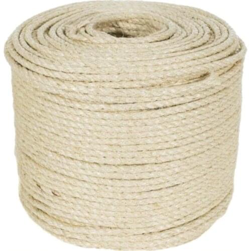 3/5M Sisal Rope Cat Tree DIY Scratching Post Toy Cat Climbing Frame Replacement Rope Desk Legs Binding Rope Cat Sharpen Claw