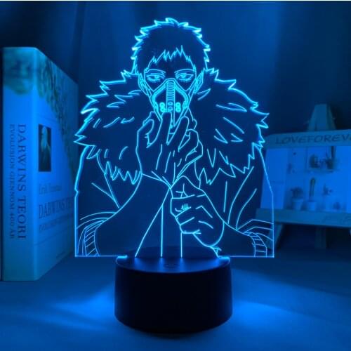 Anime My Hero Academia Overhaul Led Night Light Lamp for Room Deco Birthday Gift Overhaul 3d Lamp My Hero Academia