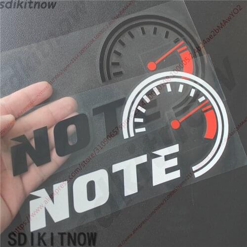 Car Dash borad Decal Speed Sticker Styling Front windshield Decoration For NISSAN NOTE E11 E12 2008 2014 accessories