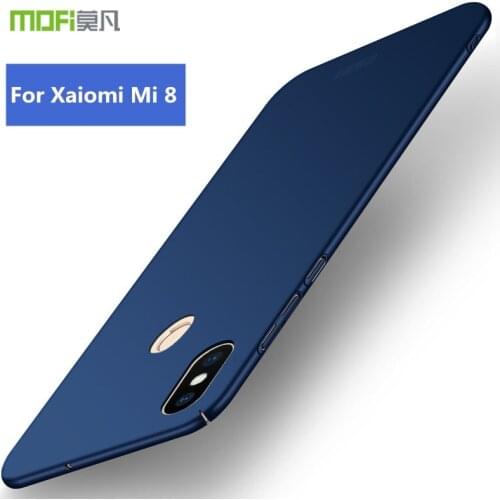 For Xiaomi Mi 8 Case Cover Back Protective Phone Capas Black Blue Original MOFi Original for Xiaomi 8 xiaomi mi8 Case