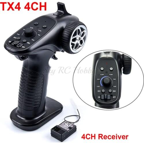 TURBO Racing 91803G-VT 2.4GHz 3CH Radio system Transmitter Controller remote control w/ Receiver For RC Car Boat PK TG3 FS-GT3B