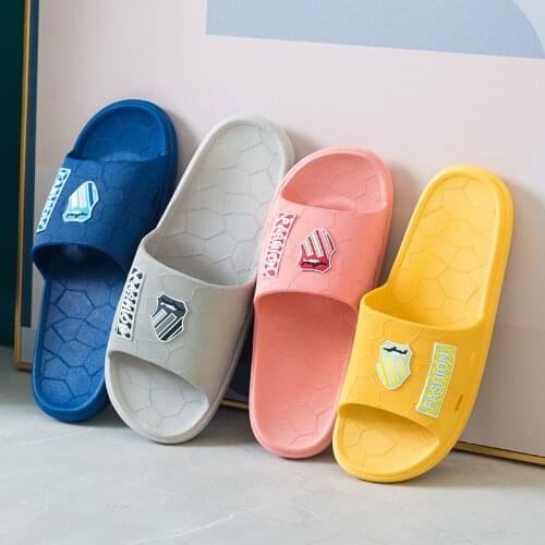 Home slippers mens home leisure couple slippers PVC bathroom wash slippers women funny slippers mens slippers