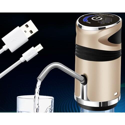 Home Water Bottle Pump USB Charging Automatic Barreled Water Tool Portable Electric Dispenser Mini Switch Silent Charging Touch
