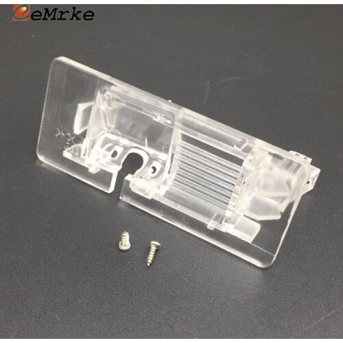 EEMRKE DIY Car Camera Bracket Replace License Number Plate Lights Housing for Skoda Karoq Kodiaq 2017 2018